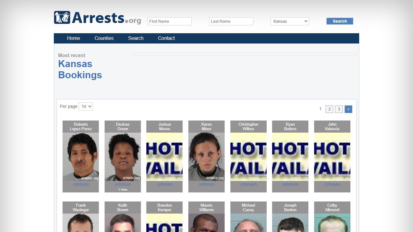 Kansas Arrests and Inmate Search